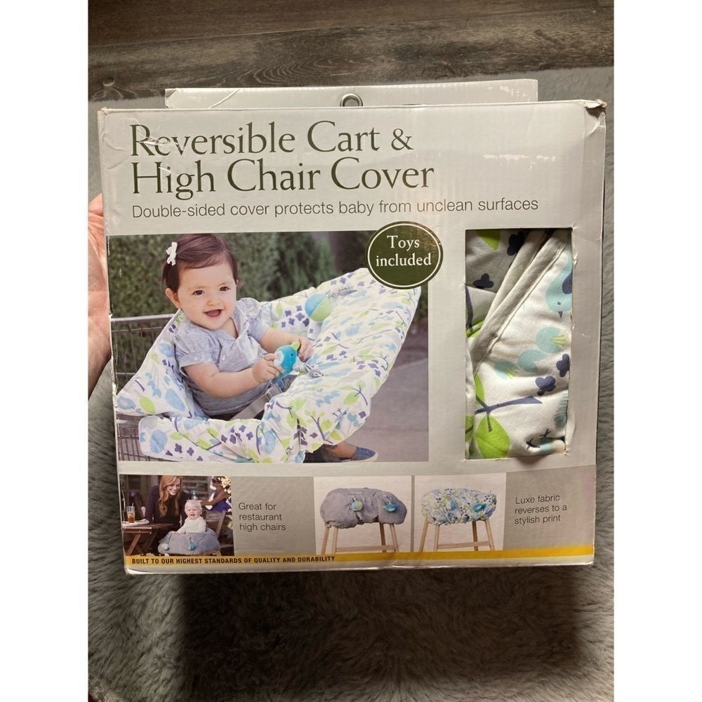 Eddie Bauer reversible high chair and cart cover